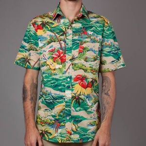 HUF Worldwide Hawaiian Shirt, S